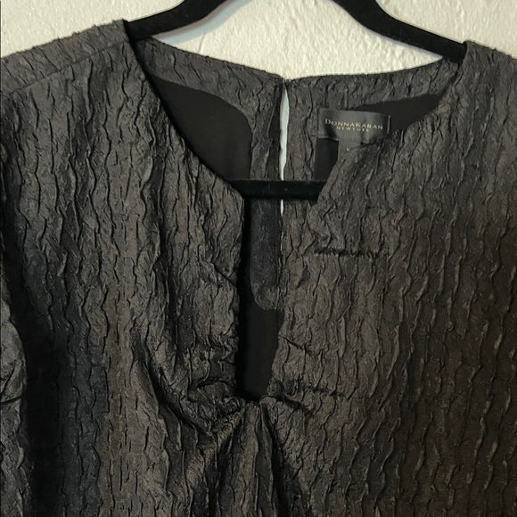 DONNA KARAN OVERSIZED BLOUSE Textured Women's Top - Picture 6 of 8